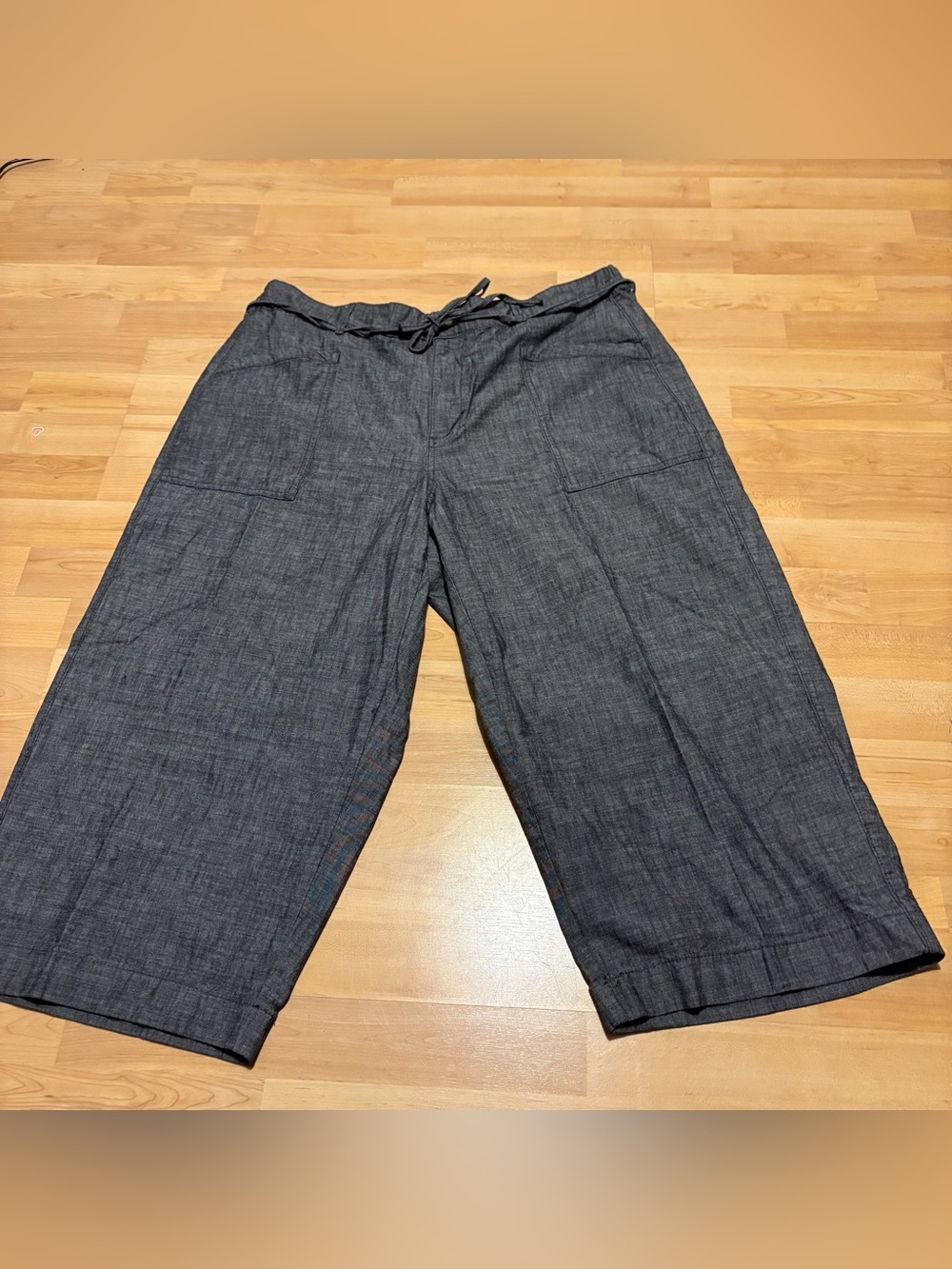 Reitmans Women’s Wide-Leg Cotton Drawstring Pants Size 20